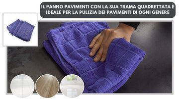 4 Panni Pavimento 2viola+2blu